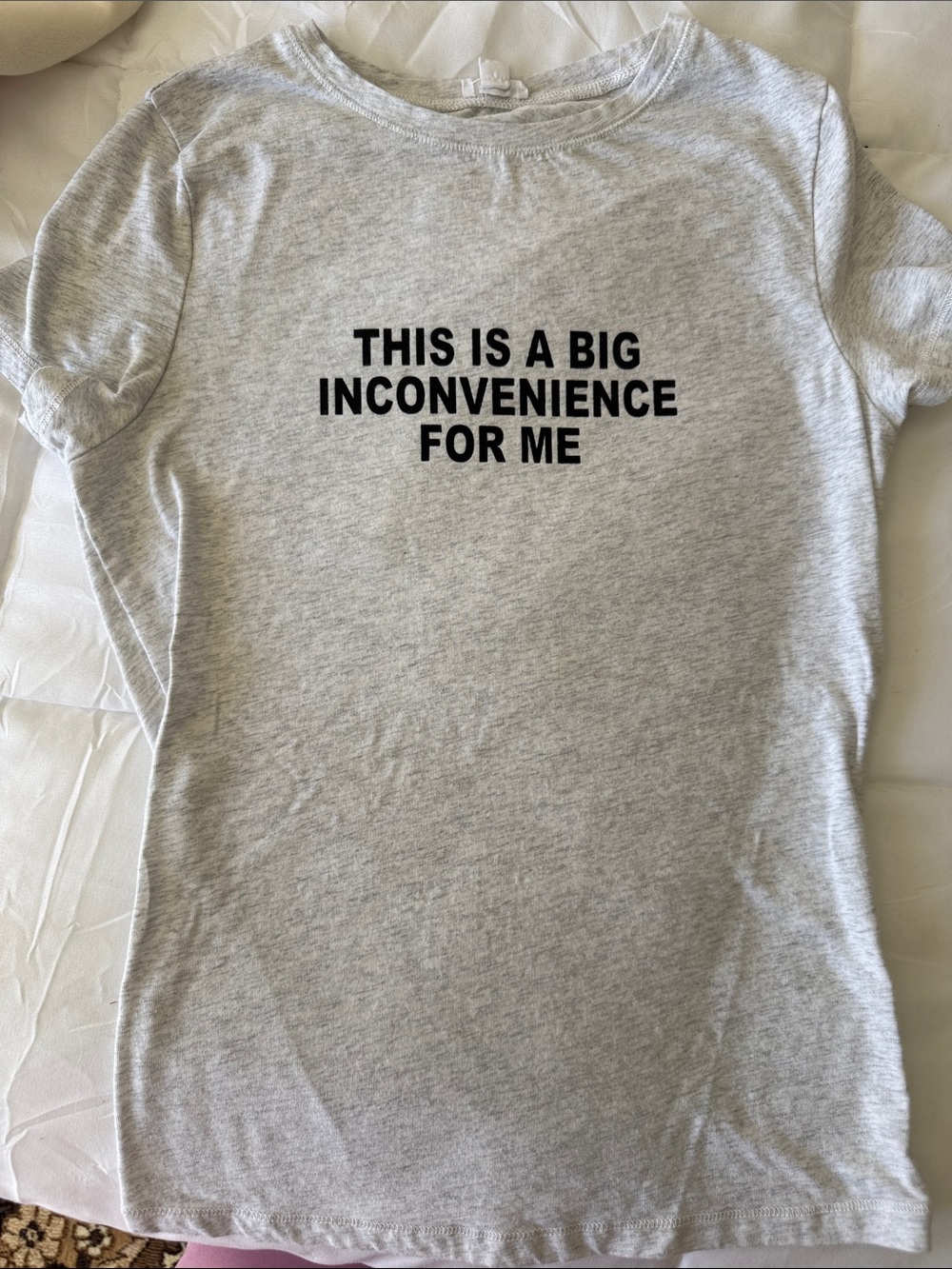 Garage Light Gray Graphic Tee with Black Text